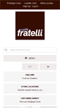 Mobile Screenshot of caffefratelli.co.uk