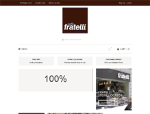 Tablet Screenshot of caffefratelli.co.uk